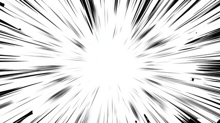 A transparent comic manga background with a swirling, radial frame that gives a sense of speed and action. It's like an explosion or a superhero zooming, with lines that show the force and movement.