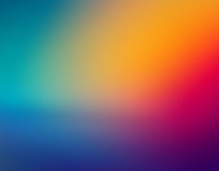 Obraz premium Gradient blurred colorful background with a grainy noise effect