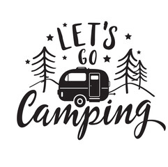 Obraz premium Camping svg vector design