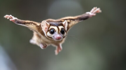 Fototapeta premium Close-Up of a Flying Sunda Colugo