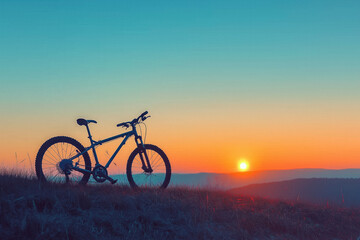 Fototapeta premium Mountain Bike Background