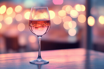 Pink Wine Background
