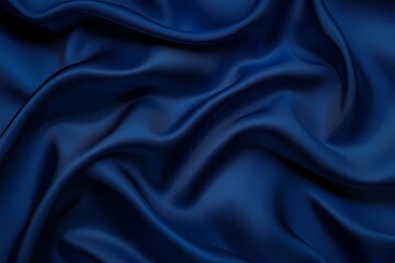 Fototapeta premium Deep Sapphire Blue Fabric Background Texture