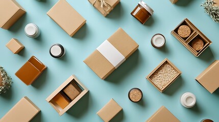 Premium Subscription Box Service Showcase: Elegant, High-Quality Product Advertising with Visual Appeal
