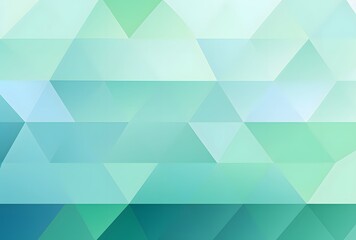 Fototapeta premium Abstract Geometric Teal And Light Blue Triangle Background