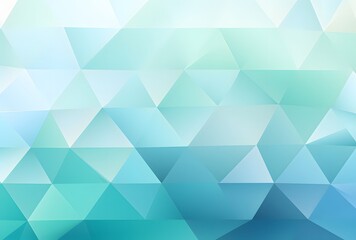Obraz premium Abstract Geometric Background with Light Blue and Teal Triangles