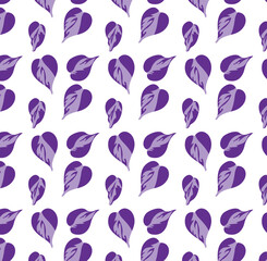 seamless pattern with leaves