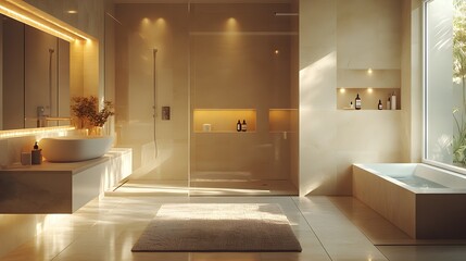 Vintage-inspired rustic bathroom with a clawfoot tub and stone features