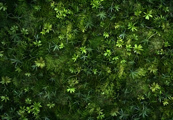 Obraz premium Photorealistic Mossy Grass Texture Background