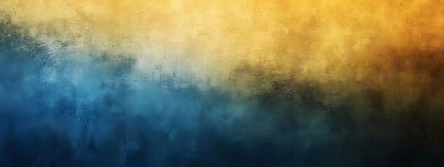 Obraz premium Grunge Blue Yellow Gradient Background Texture