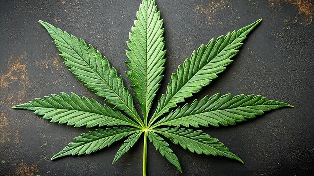 This clip showcases detailed imagery of cannabis leaves, highlighting their distinct structure and discussing their uses in medicine and agriculture.