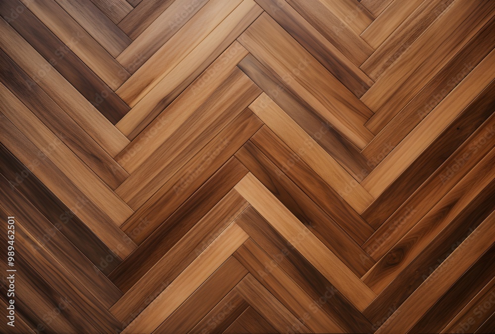 Canvas Prints Herringbone Wood Floor Pattern, X-Shaped Strips