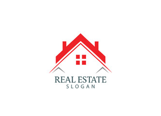 Real estate business logo template