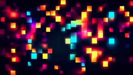 abstract background with glowing lights