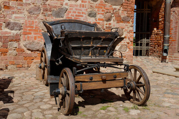 A brichka is a light, semi-covered carriage for transporting passengers, known since the 17th century.