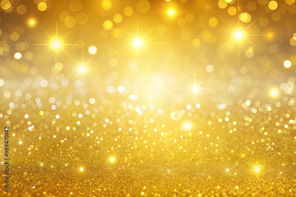 Canvas Prints golden glitter background with soft sparkling lights