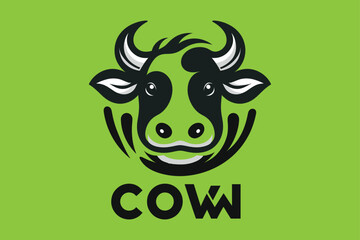 Bull and cow icon logo