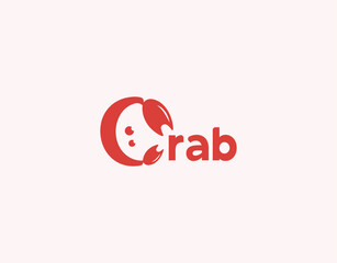 Obraz premium Crab Logo
