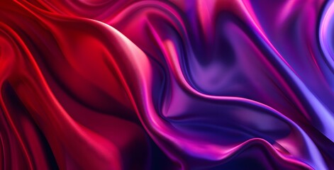 Obraz premium Abstract Purple & Red Fabric Background