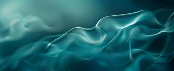 Obraz premium Abstract Teal & Blue Gradient Background