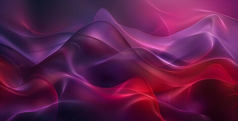 Fototapeta premium Abstract Purple and Red Gradient Waves Background