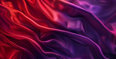 Obraz premium Abstract Purple Red Gradient Silk Fabric Texture