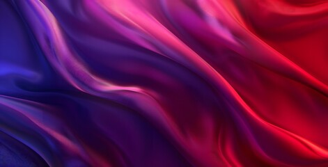 Abstract Purple Red Gradient Silk Fabric Texture