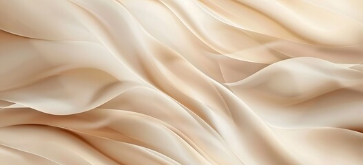 Fototapeta premium Abstract Beige Background with Wavy Texture