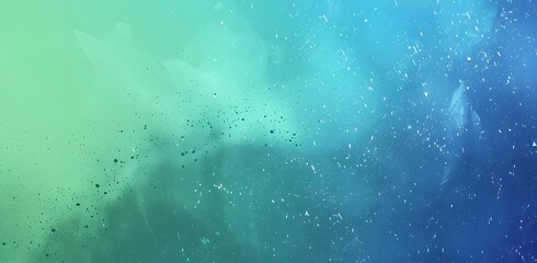 Obraz premium Abstract Blue Green Gradient Background With Grainy Texture