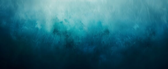 Obraz premium Abstract Blue Teal Gradient Background Blurred Edges