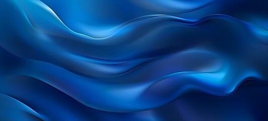 Obraz premium Abstract Blue Wave Background for Presentation Design