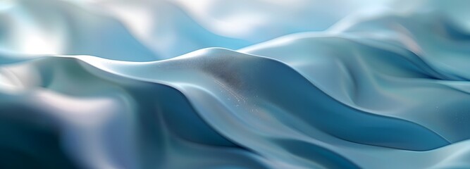 Obraz premium Abstract Blue Wavy Lines Background