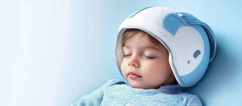 Craniosynostosis helmet and pillow designed for infants with flat head syndrome addressing skull shape deformities during sleep and promoting optimal positioning during tummy time