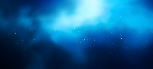 Abstract Blue Blurred Background with Light and Shadow