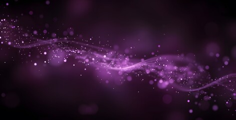 Obraz premium Abstract Purple Light Blurred Background With Bokeh