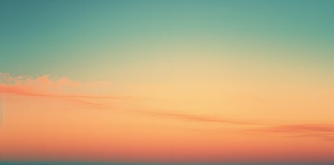 Obraz premium Abstract Sky Blue and Orange Gradient Background