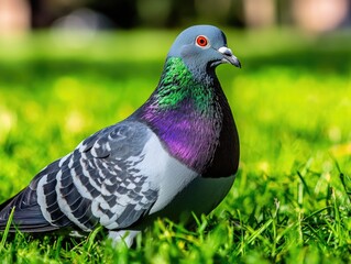 Fototapeta premium Vivid Colored Parakeet in Natural Environment