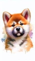 Obraz premium Akita Inu - Shibu