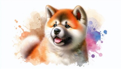 Obraz premium Akita Inu - Shibu