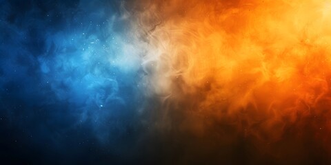 Obraz premium Abstract Orange Blue Gradient Background with Texture