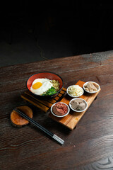 Rice bowl spicy chef cooking creative indonesian authentic asian food