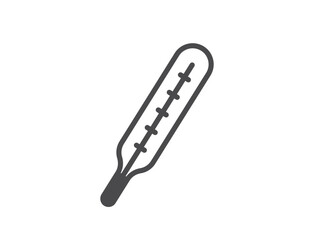 thermometer line icon. medical, therapy and treatment symbol. isolated vector image in simple style