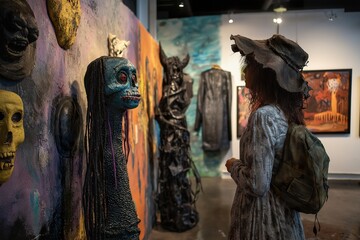 Surreal creatures come to life in an art exhibition showcasing unique sculptures and haunting...