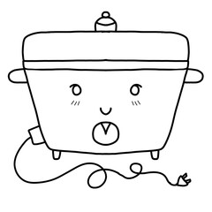 illustration of a garbage can
