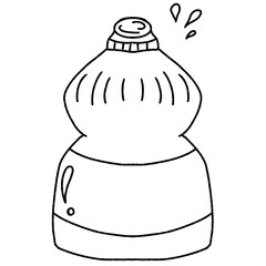 hand drawn vector illustration of a hand drawn illustration of a