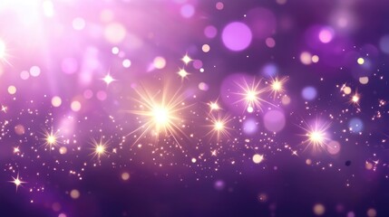 Vibrant New Year greeting shining brightly against a purple backdrop