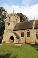 Fototapeta premium All Saints Church, Hooton Pagnell, Yorkshire.