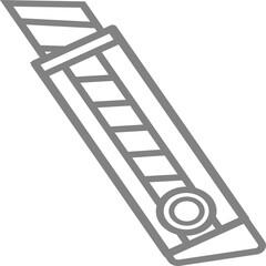 Single isolated icon with outline style icon on white background