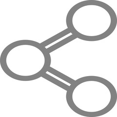 Single isolated icon with outline style icon on white background