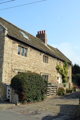 Fototapeta na wymiar Cottage in Hooton Pagnell, near Doncaster, Yorkshire.